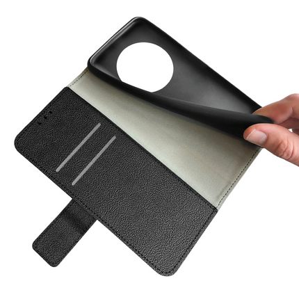 Classic Wallet Case - Xiaomi Redmi 14C - PU leather Book Case - Black