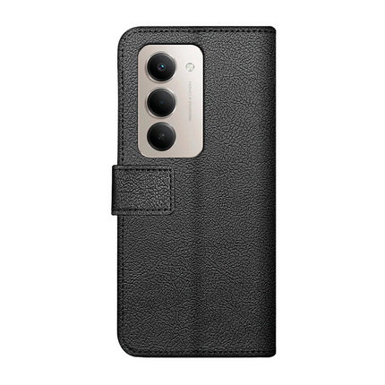 Classic Wallet Case - Xiaomi Redmi 15 (4G/5G) - PU leather Book Case - Black
