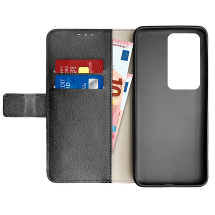 Classic Wallet Case - Xiaomi Redmi 15 (4G/5G) - PU leather Book Case - Black