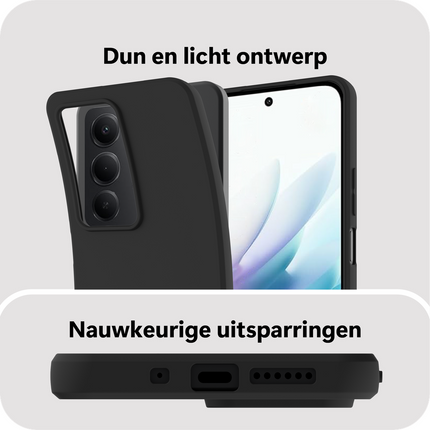 FlexLite Case - Xiaomi Redmi 15 (4G/5G) - Soft TPU Back Cover - Black