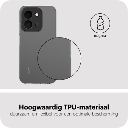 FlexLite Case - Xiaomi Redmi 15C - Soft TPU Back Cover - Clear