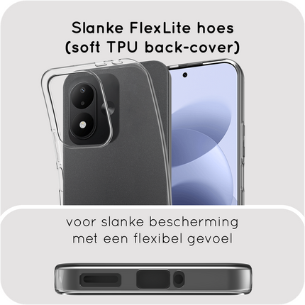 FlexLite Case - XiaomI Redmi 17 (4G / 5G) - Soft TPU Back Cover - Clear