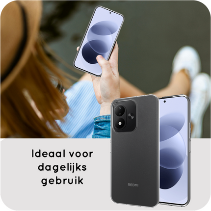 FlexLite Case - XiaomI Redmi 17 (4G / 5G) - Soft TPU Back Cover - Clear