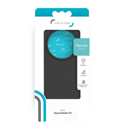 FlexLite Case - XiaomI Redmi 17C (4G) - Soft TPU Back Cover - Black