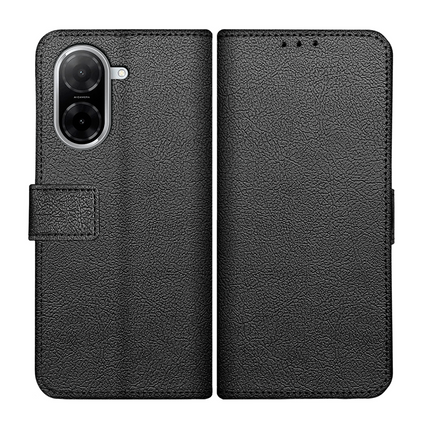 Classic Wallet Case - Xiaomi Redmi A5 - PU leather Book Case - Black