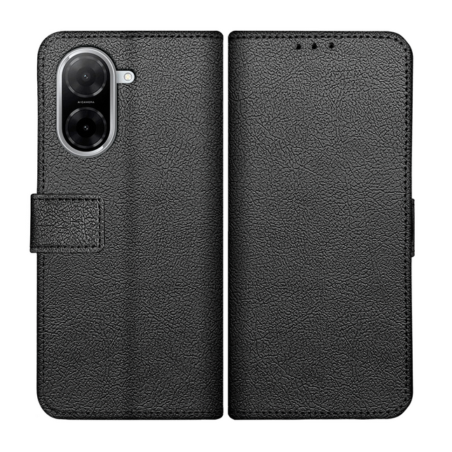 Classic Wallet Case - Xiaomi Redmi A5 - PU leather Book Case - Black