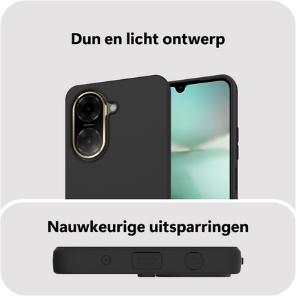 FlexLite Case - Xiaomi Redmi A5 - Soft TPU Back Cover - Black