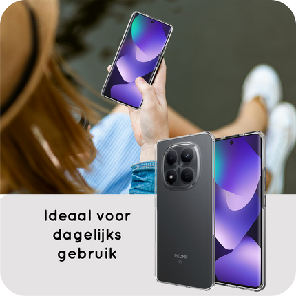 FlexLite Case - Xiaomi Redmi Note 15 (4G/5G) - Soft TPU Back Cover - Clear