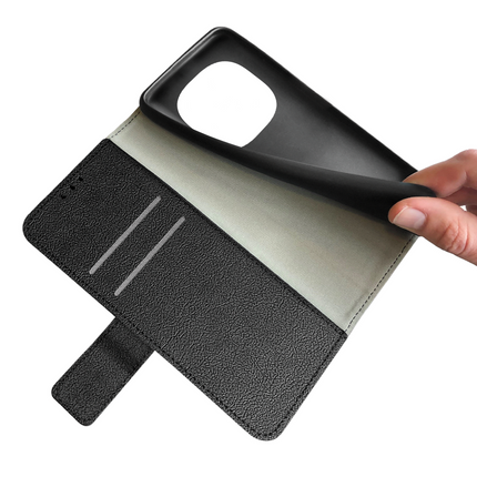 Classic Wallet Case - Xiaomi Redmi Note 15 Pro (4G) - PU leather Book Case - Black