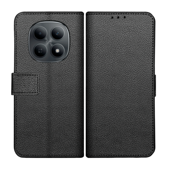 Classic Wallet Case - Xiaomi Redmi Note 15 Pro+ (5G) - PU leather Book Case - Black