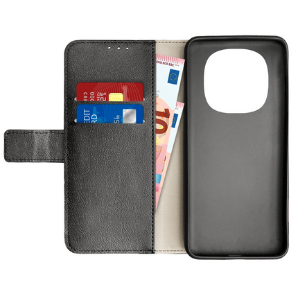 Classic Wallet Case - Xiaomi Redmi Note 15 Pro+ (5G) - PU leather Book Case - Black