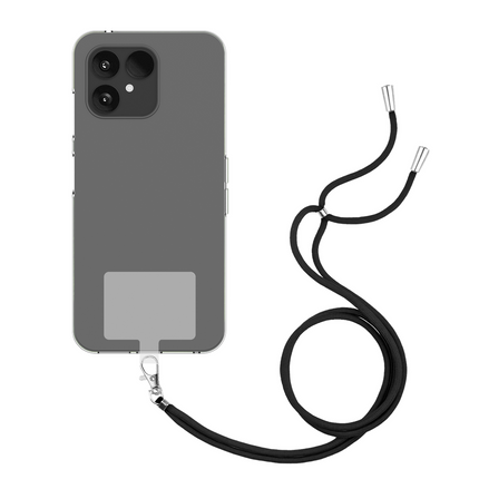 Lanyard Case - Fairphone 6 - Soft TPU Protective Cover with Necklace - Clear