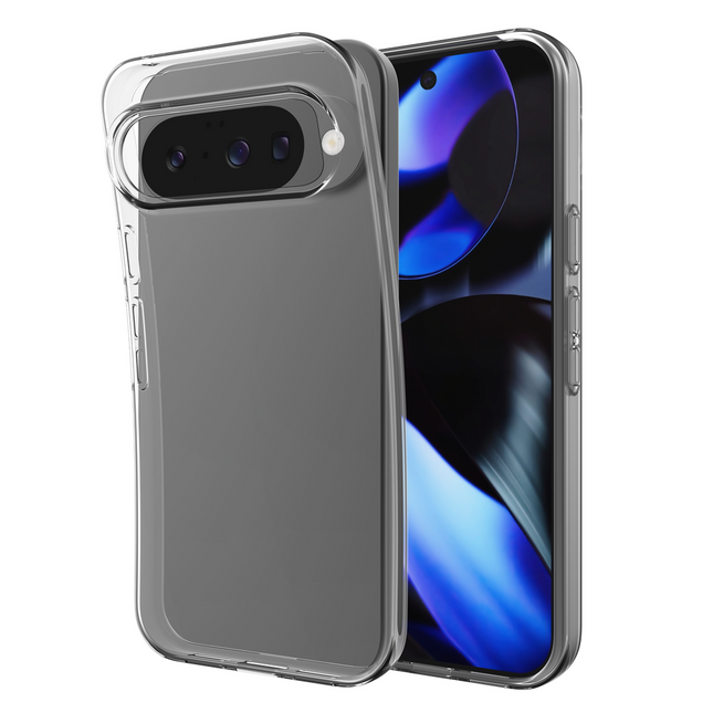Lanyard Case - Google Pixel 10 / 10 Pro - Soft TPU Protective Cover with Necklace - Clear
