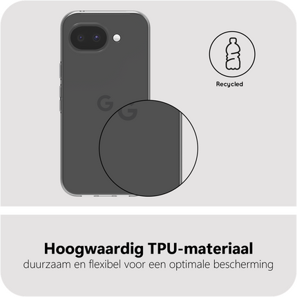 Lanyard Case - Google Pixel 10a - Soft TPU Protective Cover with Necklace - Clear