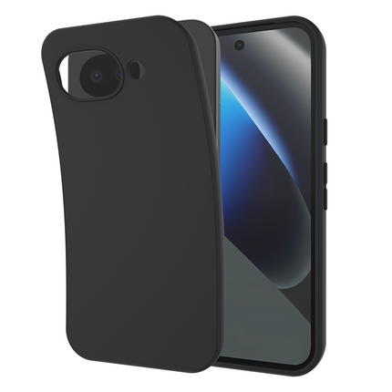 Lanyard Case - Google Pixel 10a - Soft TPU Protective Cover with Necklace - Black