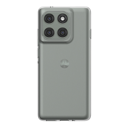 Lanyard Case - Motorola Edge 60 Pro - Soft TPU Protective Cover with Necklace - Clear