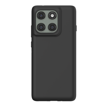 Lanyard Case - Motorola Edge 60 Pro - Soft TPU Protective Cover with Necklace - Black