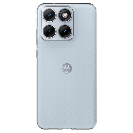 Lanyard Case - Motorola Edge 70 Fusion - Soft TPU Protective Cover with Necklace - Clear