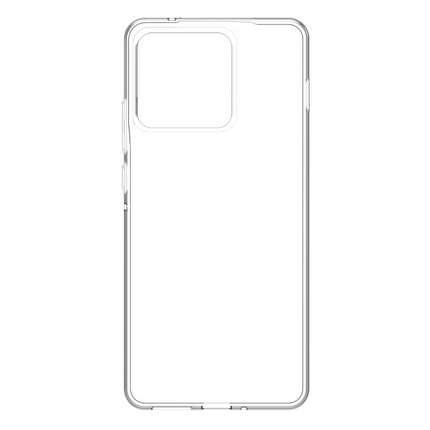 Lanyard Case - Motorola Edge 70 - Soft TPU Protective Cover with Necklace - Clear