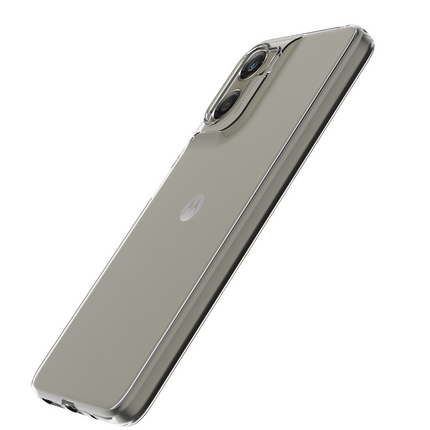 Lanyard Case - Motorola Moto G06 / G06 Power - Soft TPU Protective Cover with Necklace - Clear