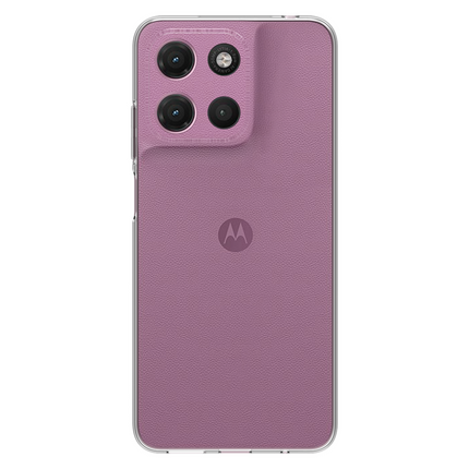 Lanyard Case - Motorola Moto G17 / G17 Power - Soft TPU Protective Cover with Necklace - Clear