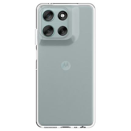 Lanyard Case - Motorola Moto G56 - Soft TPU Protective Cover with Necklace - Clear