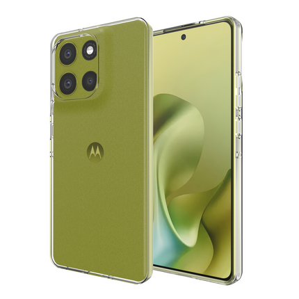 Lanyard Case - Motorola Moto G86 - Soft TPU Protective Cover with Necklace - Clear