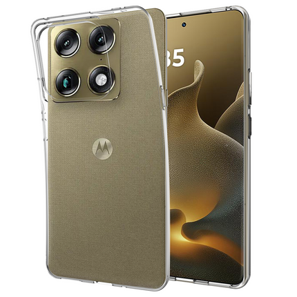 Lanyard Case - Motorola Signature - Soft TPU Protective Cover with Necklace - Clear