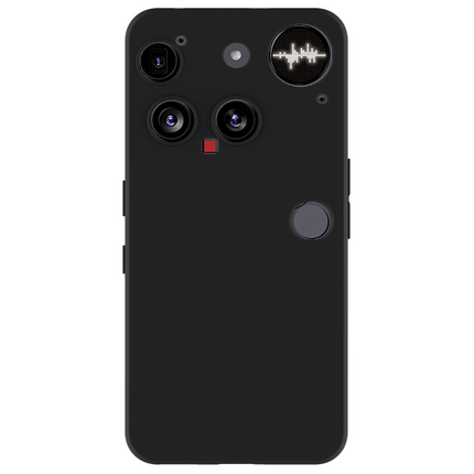Lanyard Case - Nothing Phone (3) - Soft TPU Protective Cover with Necklace - Black