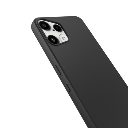 Lanyard Case - Nothing Phone (3a) Lite - Soft TPU Protective Cover with Necklace - Black