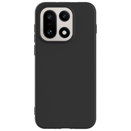 Lanyard Case - OnePlus 15 - Soft TPU Protective Cover with Necklace - Black
