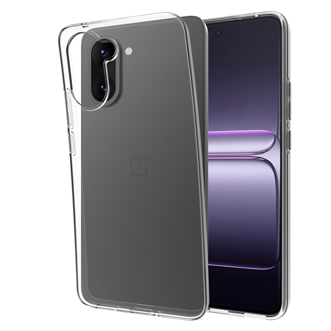Lanyard Case - OnePlus Nord CE5 - Soft TPU Protective Cover with Necklace - Clear