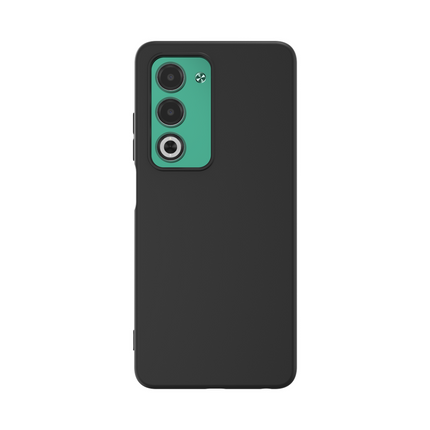 Lanyard Case - Oppo A5 (5G) - Soft TPU Protective Cover with Necklace - Black