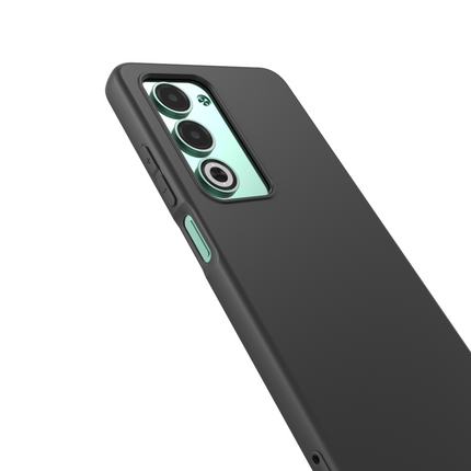 Lanyard Case - Oppo A5 (5G) - Soft TPU Protective Cover with Necklace - Black