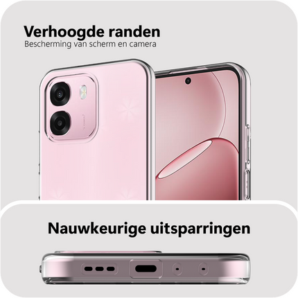 Lanyard Case - Oppo A6 (4G/5G) / A6s (4G/5G) - Soft TPU Protective Cover with Necklace - Clear