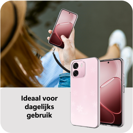 Lanyard Case - Oppo A6 (4G/5G) / A6s (4G/5G) - Soft TPU Protective Cover with Necklace - Clear