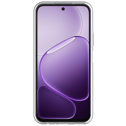 Lanyard Case - Oppo A6x (4G/5G) - Soft TPU Protective Cover with Necklace - Clear