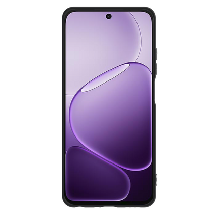 Lanyard Case - Oppo A6x (4G/5G) - Soft TPU Protective Cover with Necklace - Black