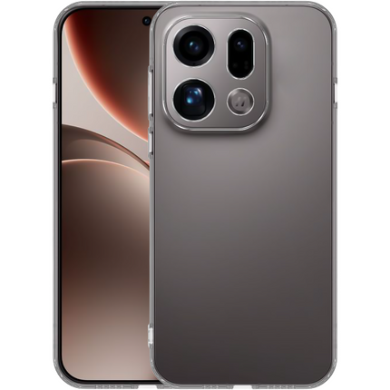 Lanyard Case - Oppo Find X9 - Soft TPU Protective Cover with Necklace - Clear
