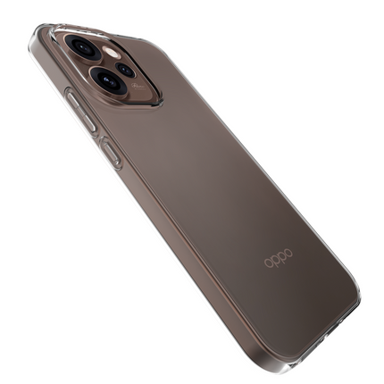 Lanyard Case - Oppo Reno 15 Pro Max - Soft TPU Protective Cover with Necklace - Clear