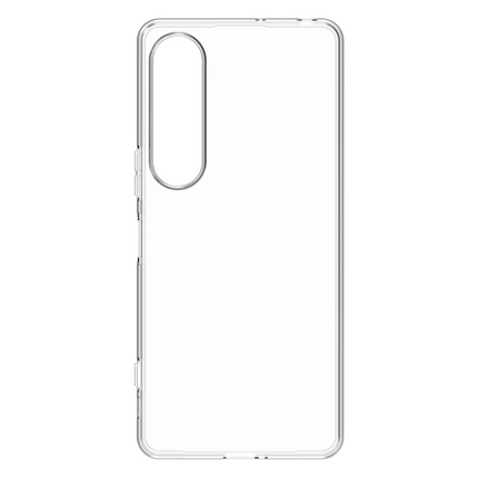 Lanyard Case - Sony Xperia 1 VII - Soft TPU Protective Cover with Necklace - Clear