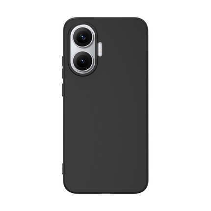 Lanyard Case - Xiaomi Poco F7 - Soft TPU Protective Cover with Necklace - Black