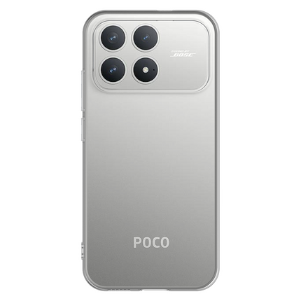 Lanyard Case - Xiaomi Poco F8 Pro - Soft TPU Protective Cover with Necklace - Clear
