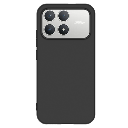 Lanyard Case - Xiaomi Poco F8 Pro - Soft TPU Protective Cover with Necklace - Black