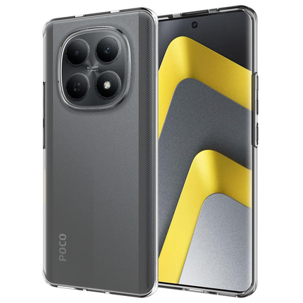 Lanyard Case - Xiaomi Poco M8 (5G) - Soft TPU Protective Cover with Necklace - Clear