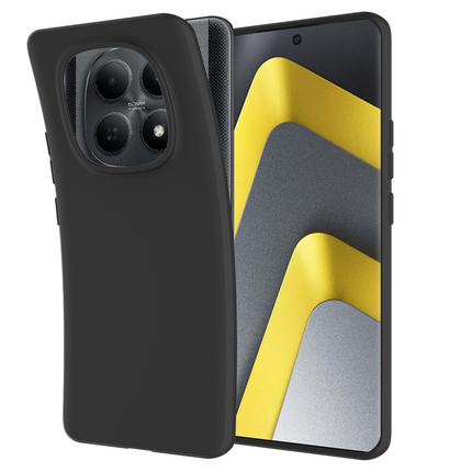 Lanyard Case - Xiaomi Poco M8 (5G) - Soft TPU Protective Cover with Necklace - Black