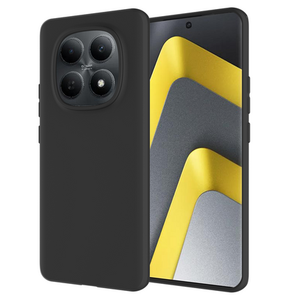 Lanyard Case - Xiaomi Poco M8 (5G) - Soft TPU Protective Cover with Necklace - Black
