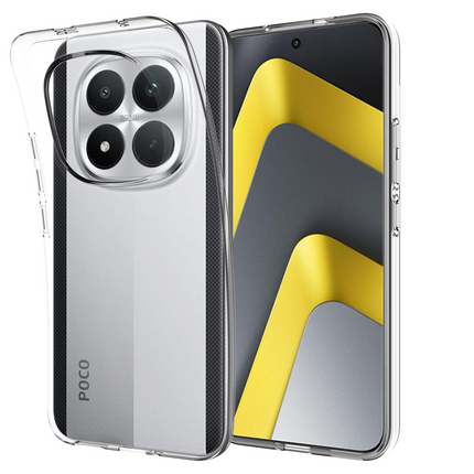 Lanyard Case - Xiaomi Poco M8 Pro (5G) - Soft TPU Protective Cover with Necklace - Clear