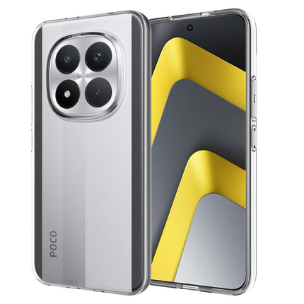 Lanyard Case - Xiaomi Poco M8 Pro (5G) - Soft TPU Protective Cover with Necklace - Clear