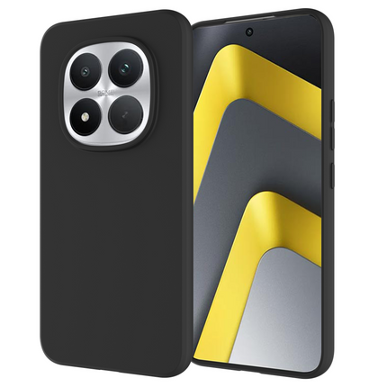 Lanyard Case - Xiaomi Poco M8 Pro (5G) - Soft TPU Protective Cover with Necklace - Black